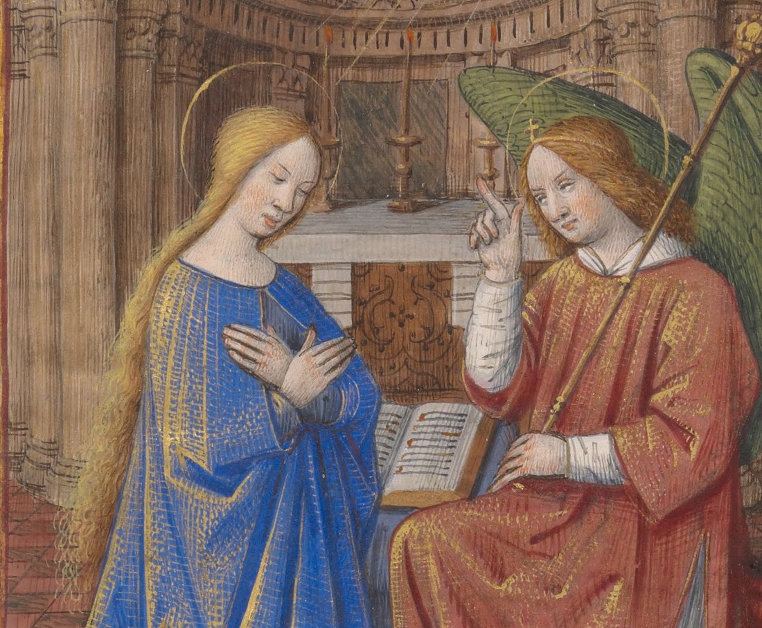 The Annunciation to the Blessed Virgin Mary, Jean Bourdichon